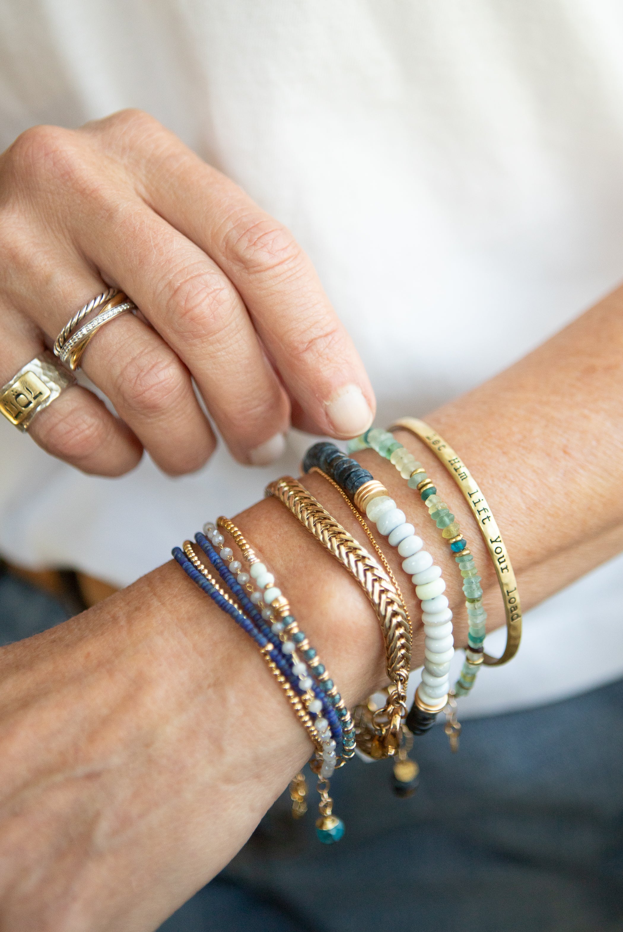 Stella and dot pave 2025 wishing bracelet