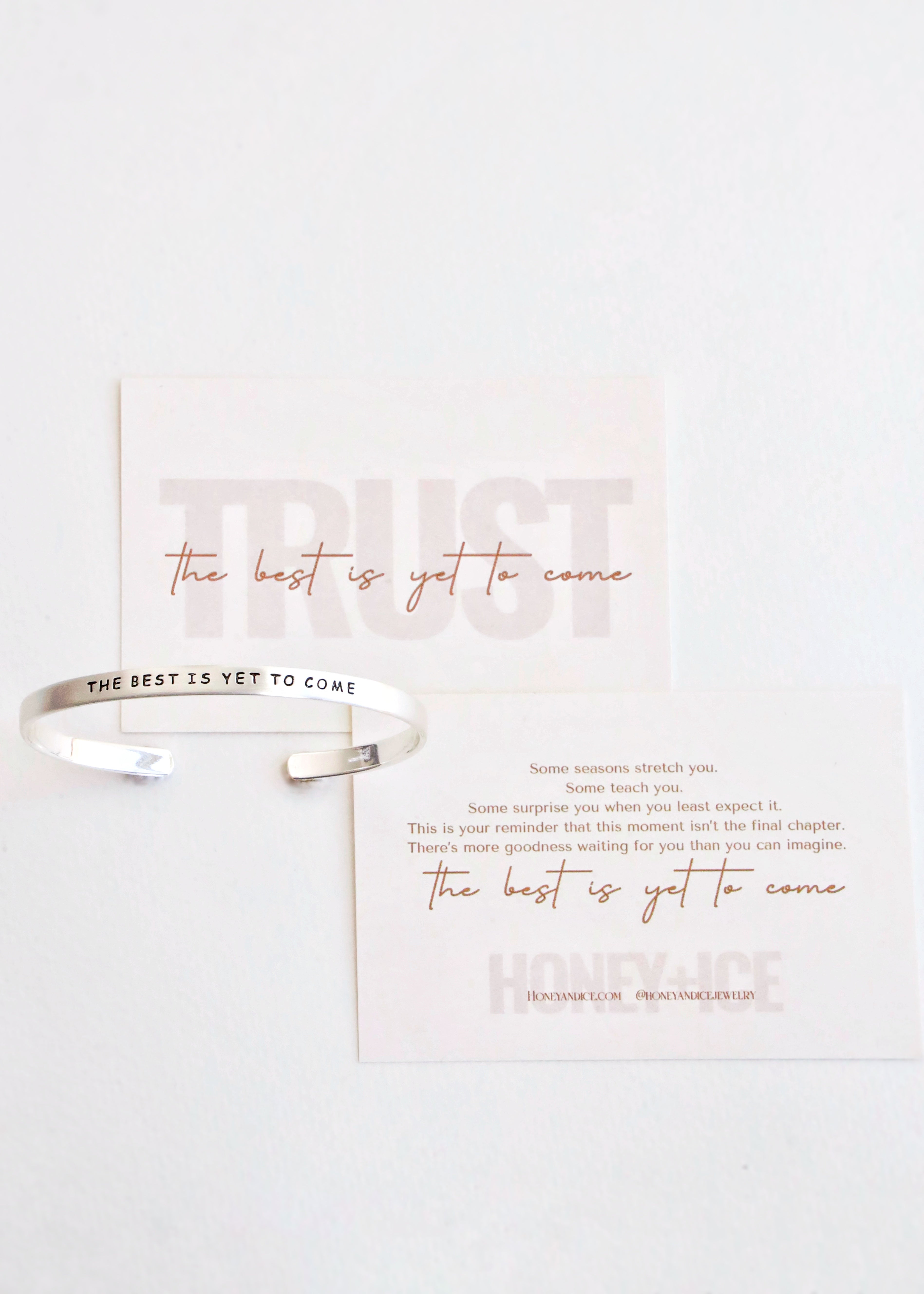 The Best is Yet to Come Cuff Bracelet
