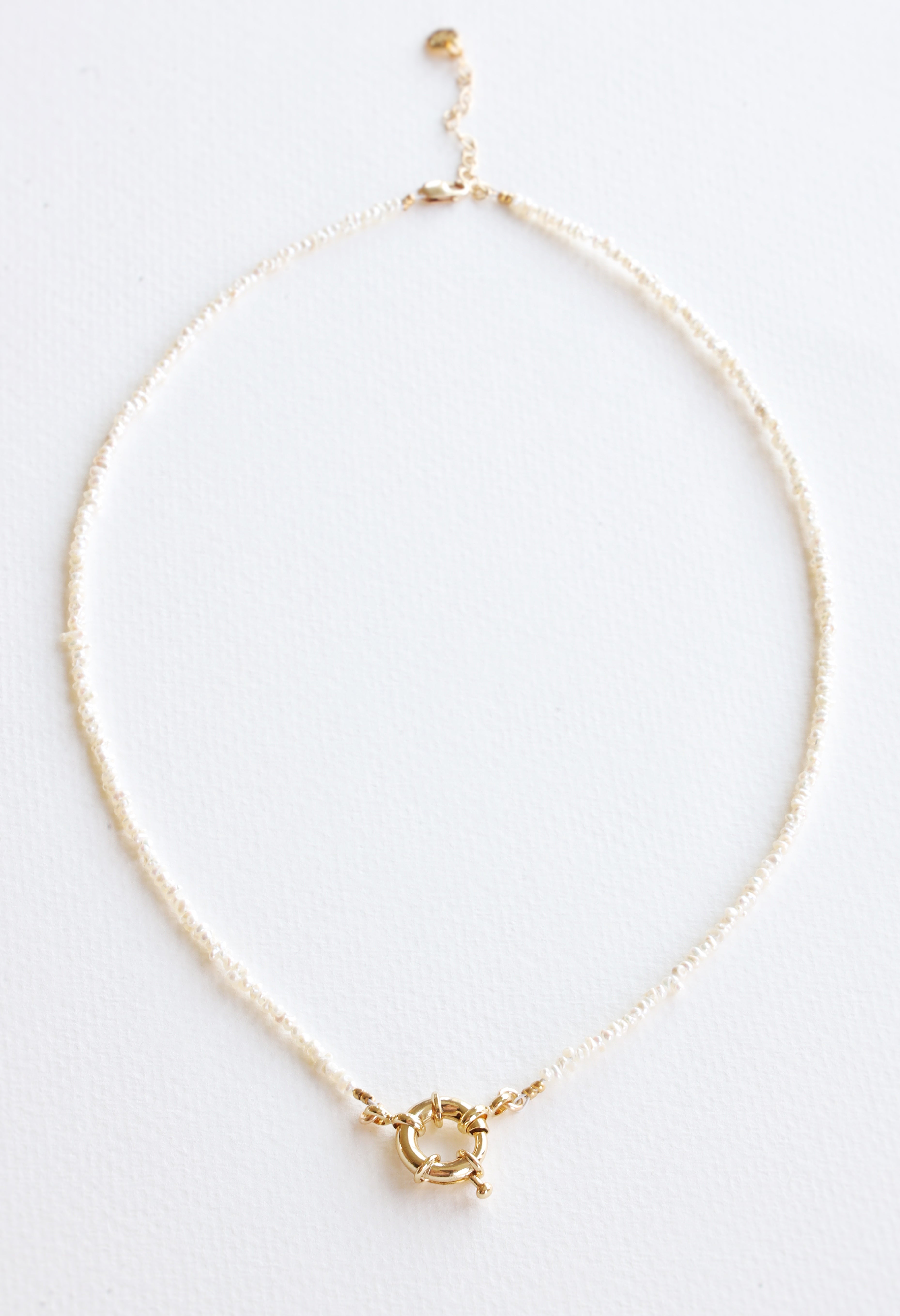 Sailor Clasp Pearl Necklace