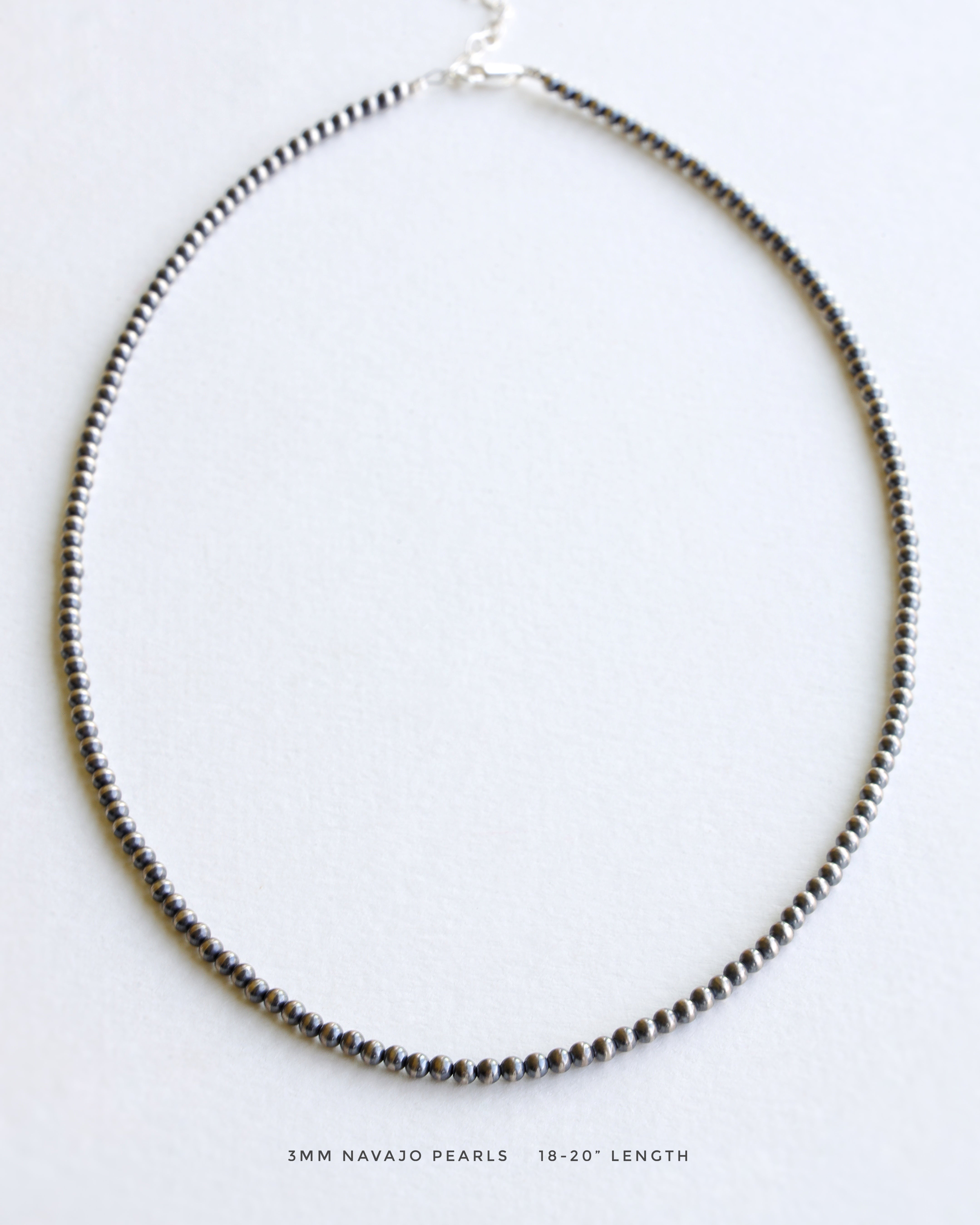 Silver Ridge Necklace- Four sizes to Choose