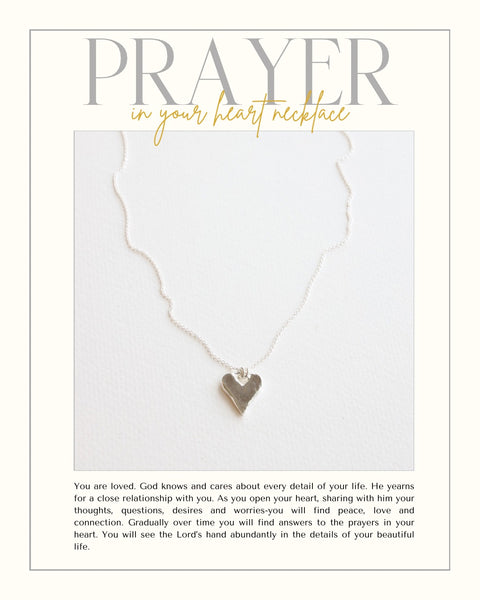 Prayer in Your Heart Chain Necklace | Honey + Ice