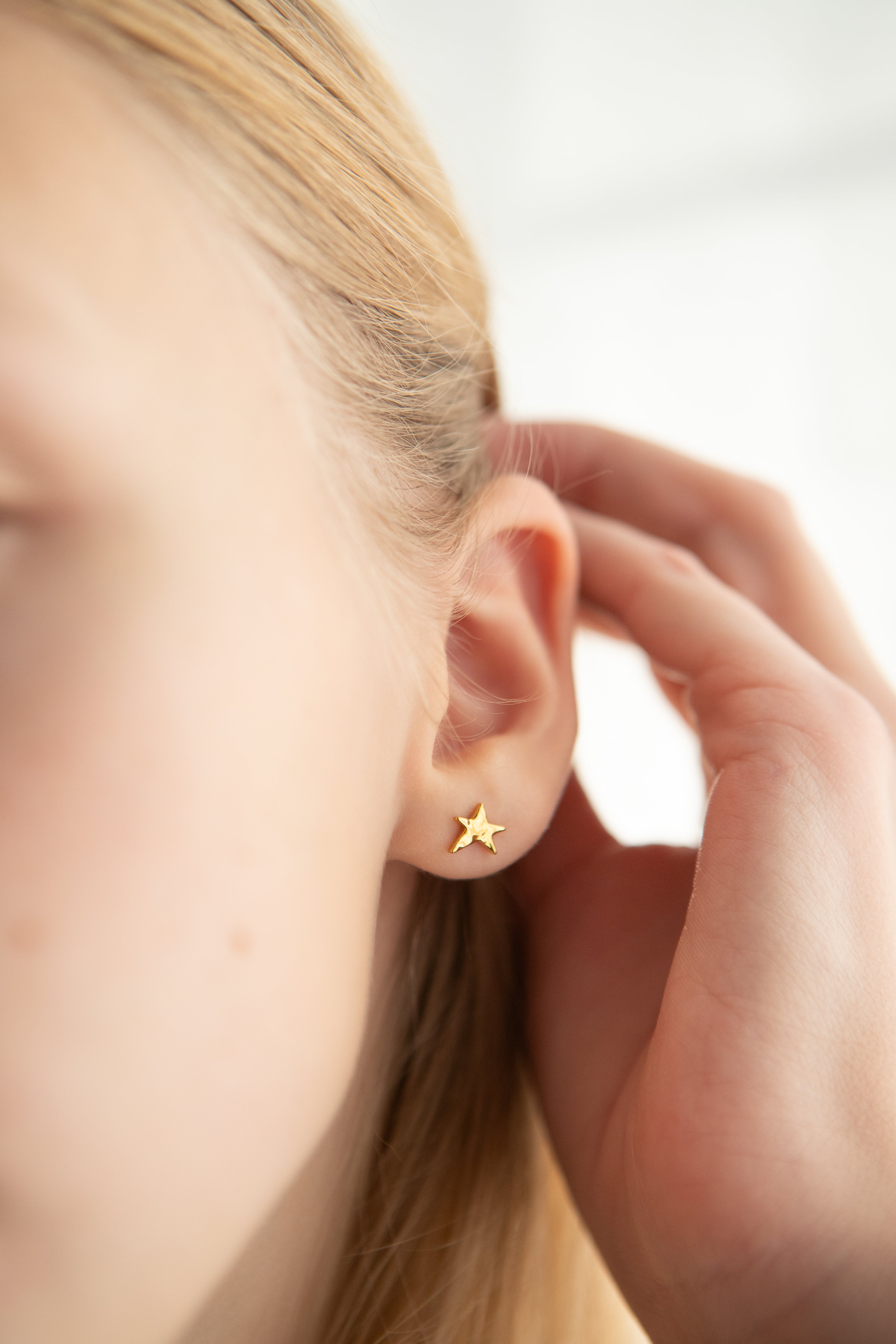 Tiny Star Stud Earrings