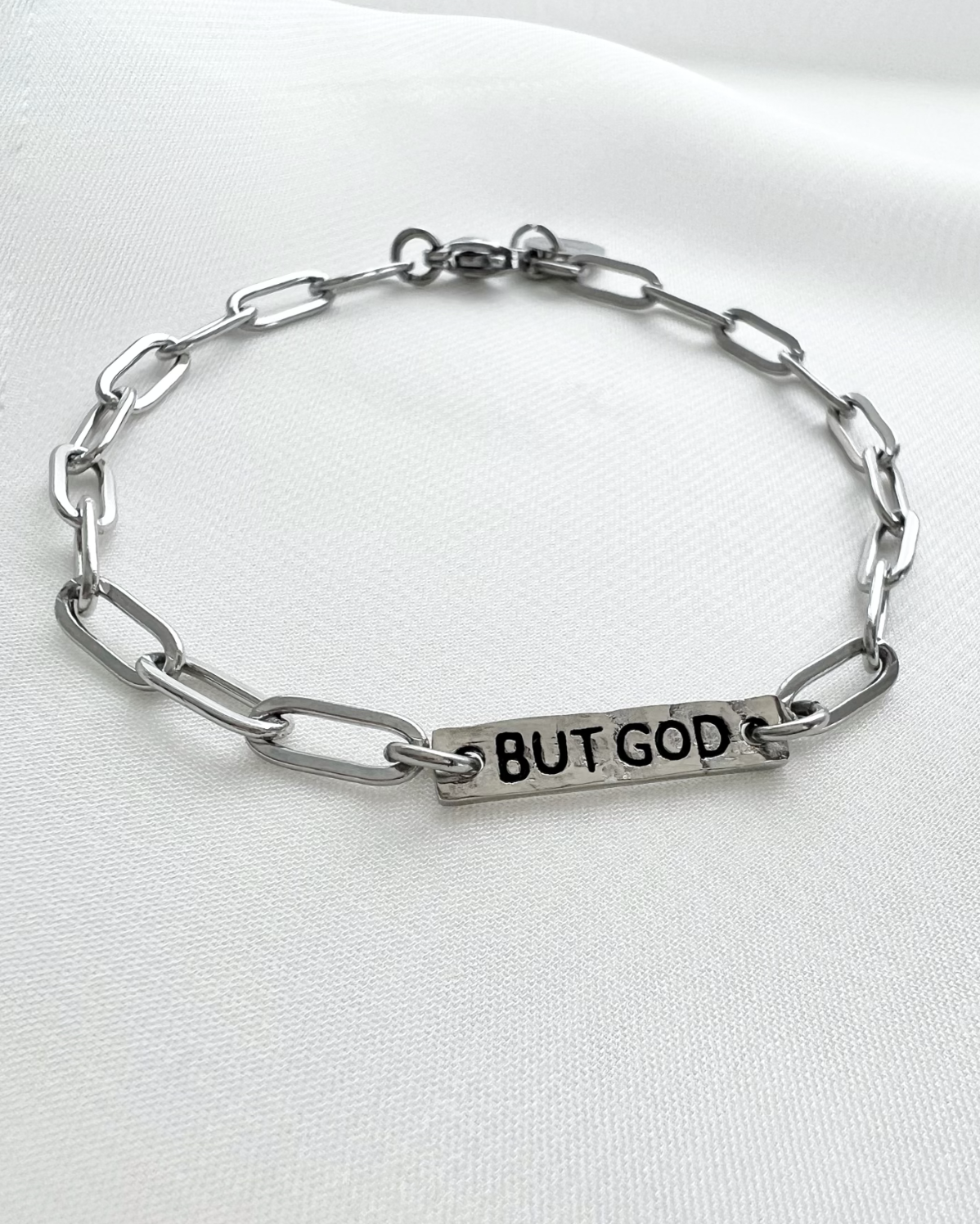 Amazon.com: Personalized Trust God Bracelet for Men Custom Sterling Silver  Cuff Cross Engraved Silver cuff Mens Birthday Gift Fathers Day Gift :  Handmade Products